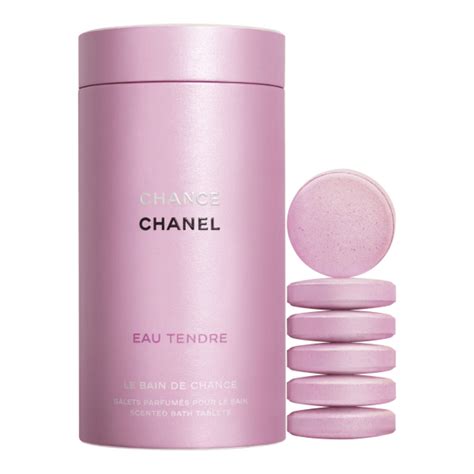 chanel chance eau tendre effervescent bath tablets|chanel chance eau tendre sample.